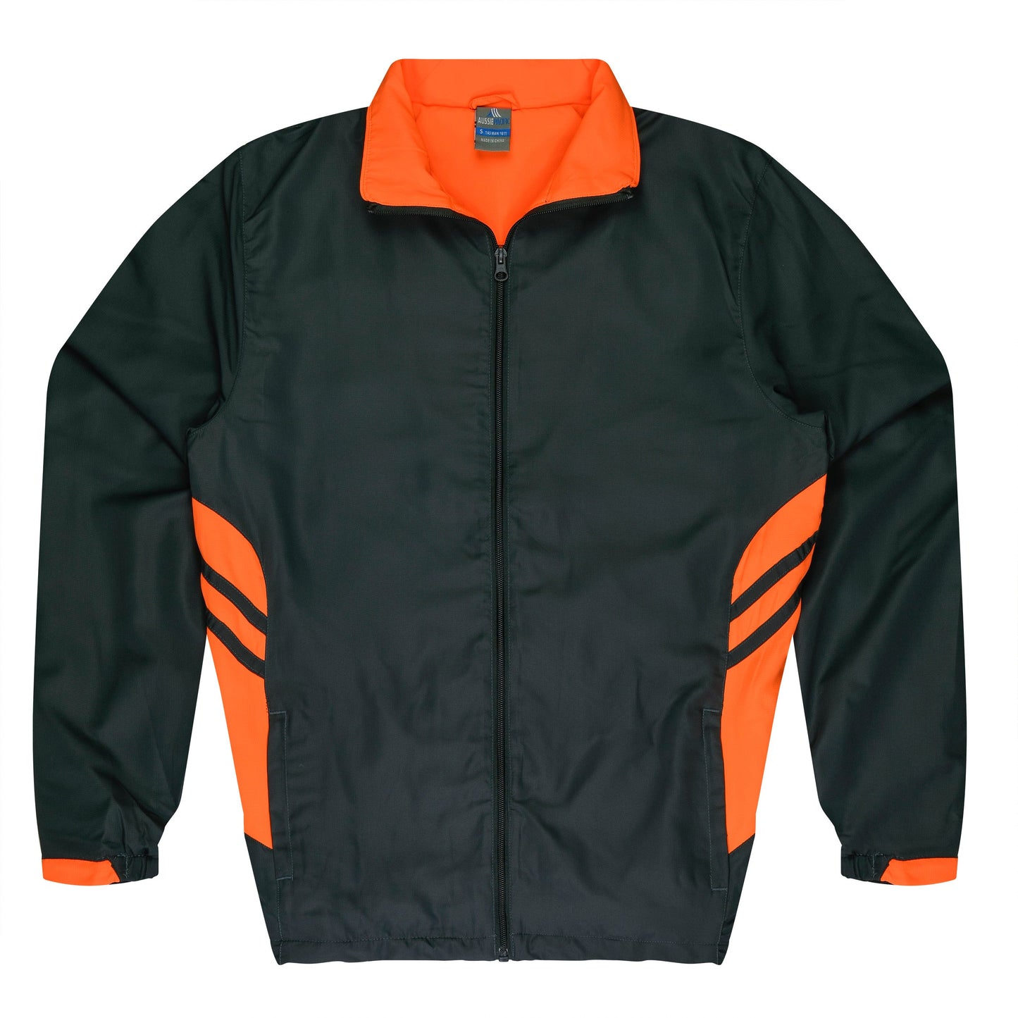 SLATE/NEON ORANGE - Tasman Kids Tracktops