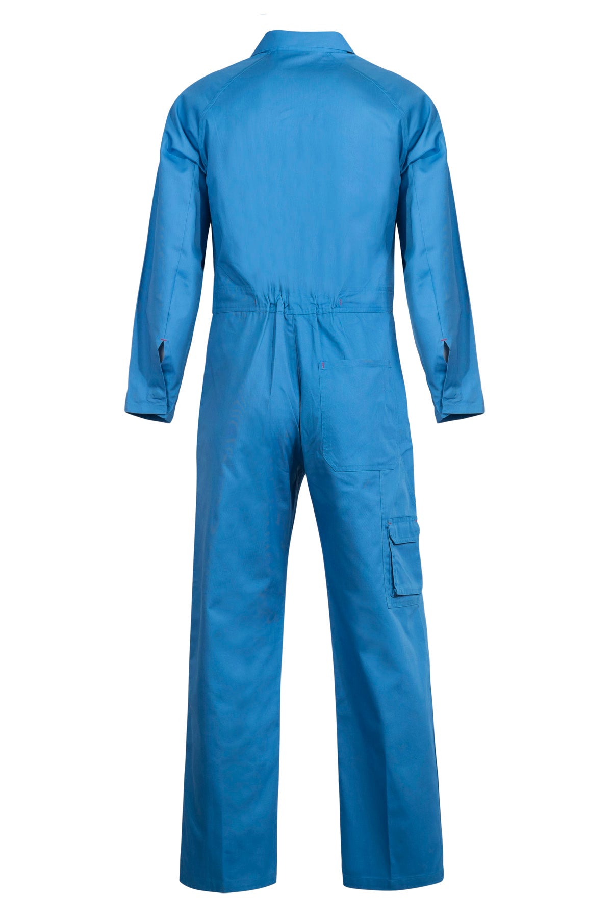 Workcraft WC3058 Mens Poly/Cotton Coveralls in Mid Blue
