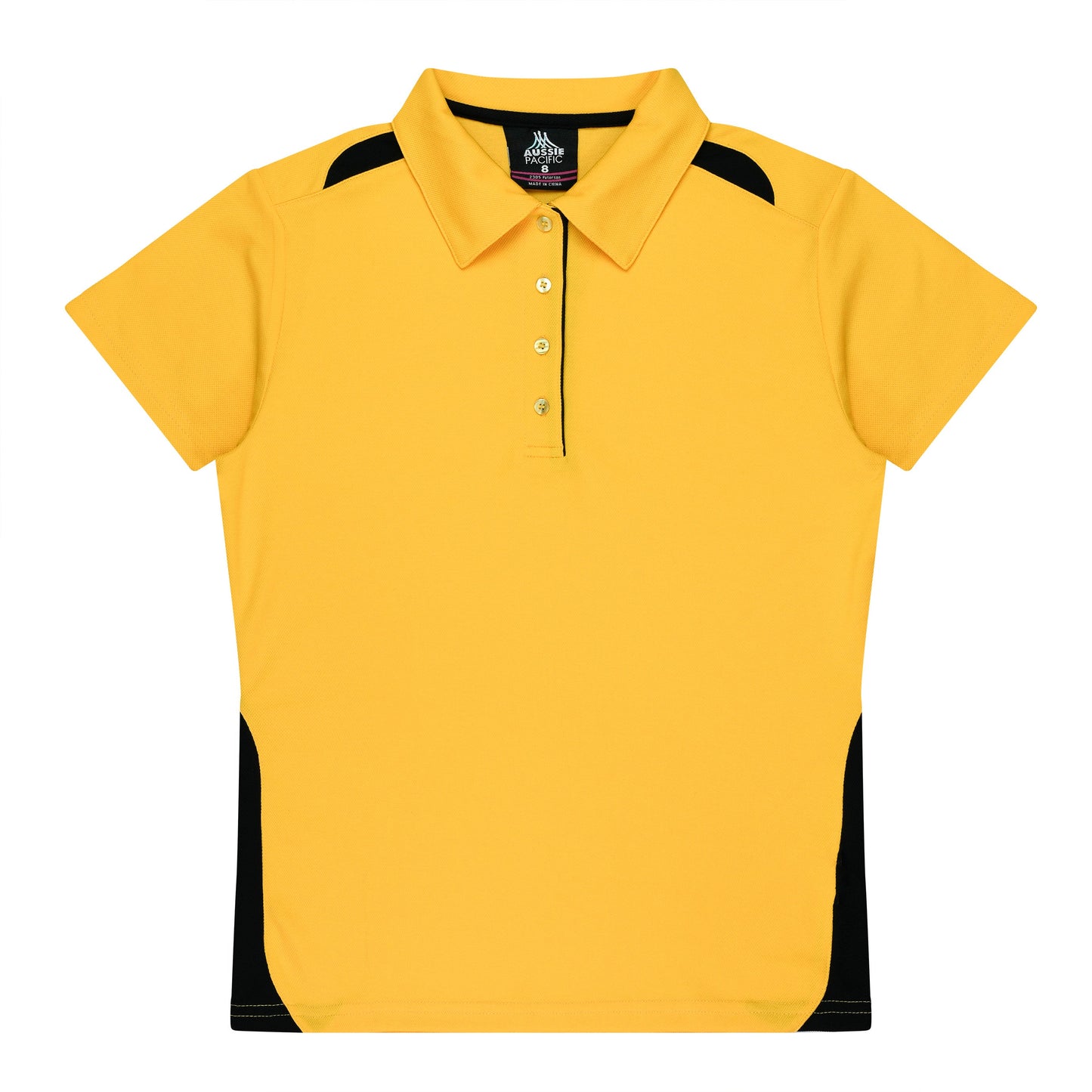 GOLD/BLACK - Paterson Lady Polos