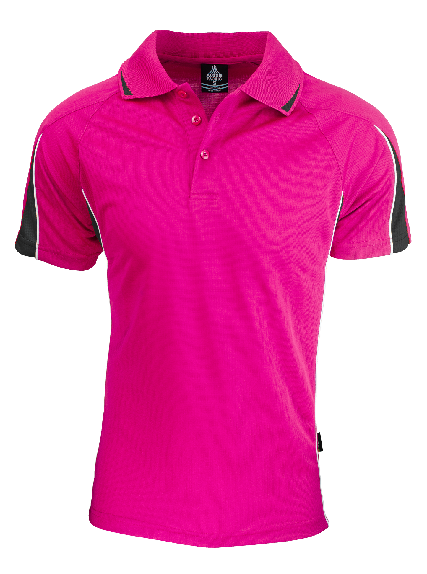 PINK/BLACK - Eureka Mens Polos