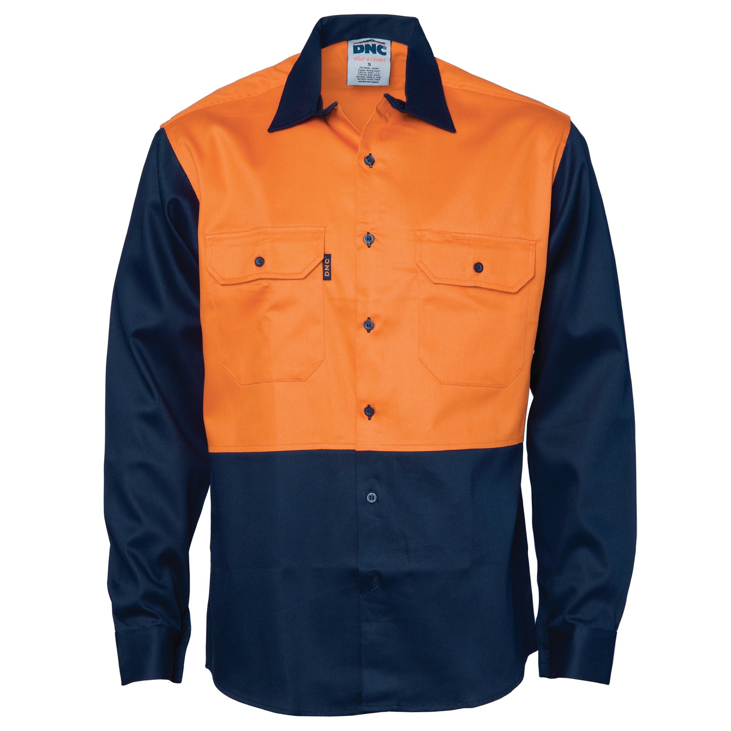 Orange/Navy