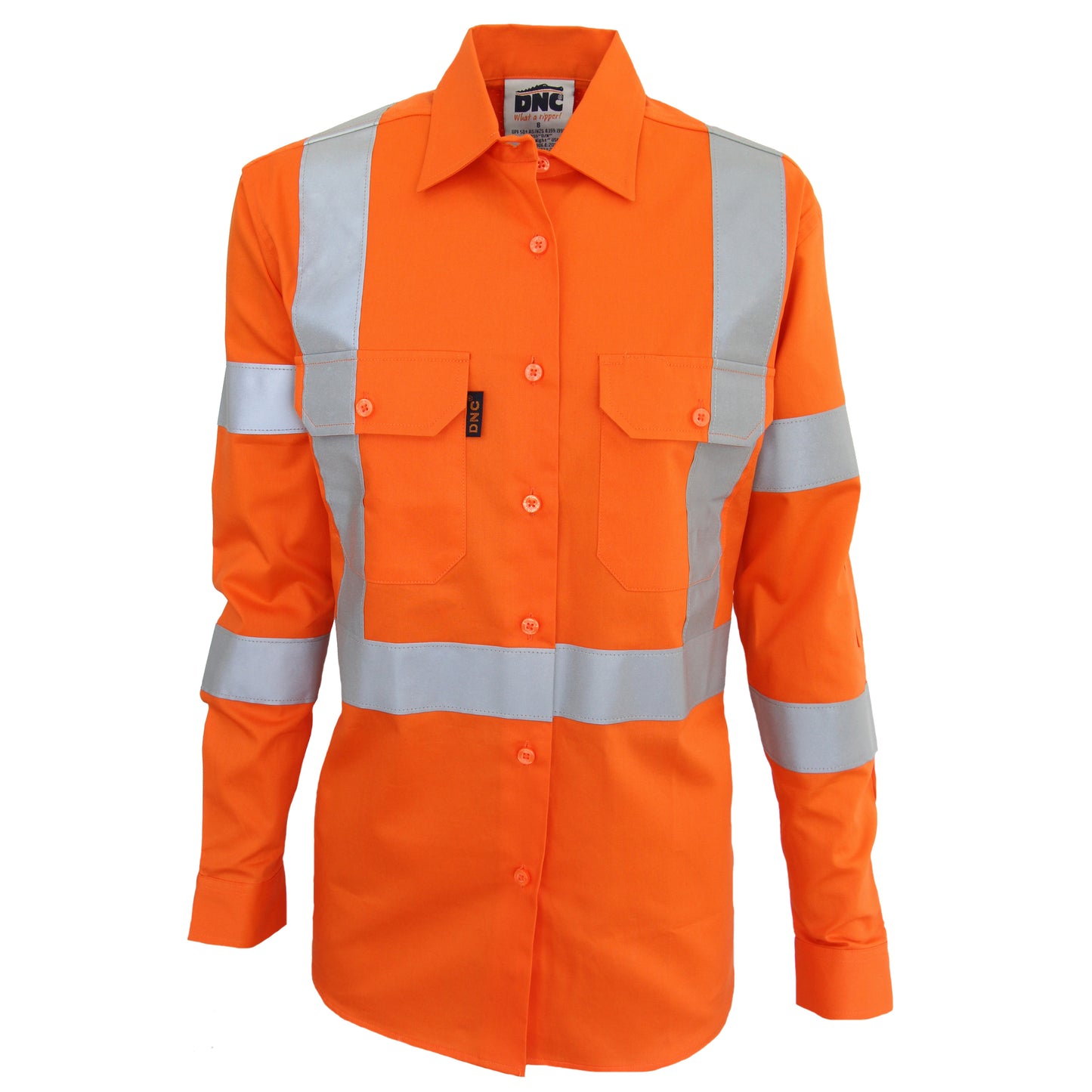 3544 Ladies HiVis 3 way vented "X" back & Bio-motion taped shirt
