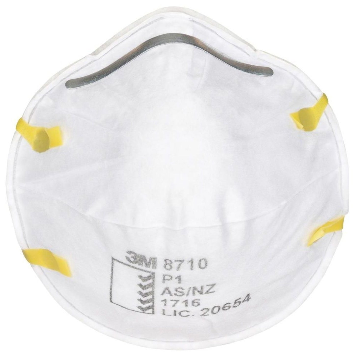 3M AUST 3M8710 P1 Disposable Dust Respirator, Box of 20
