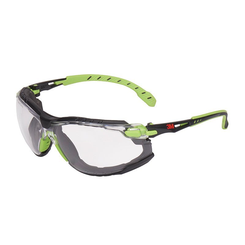 3M AUST 3MS1201SGAS-AS Safety Glasses Solus 1000 Series Clear Anti-Fog Foam Gasket and Headstrap