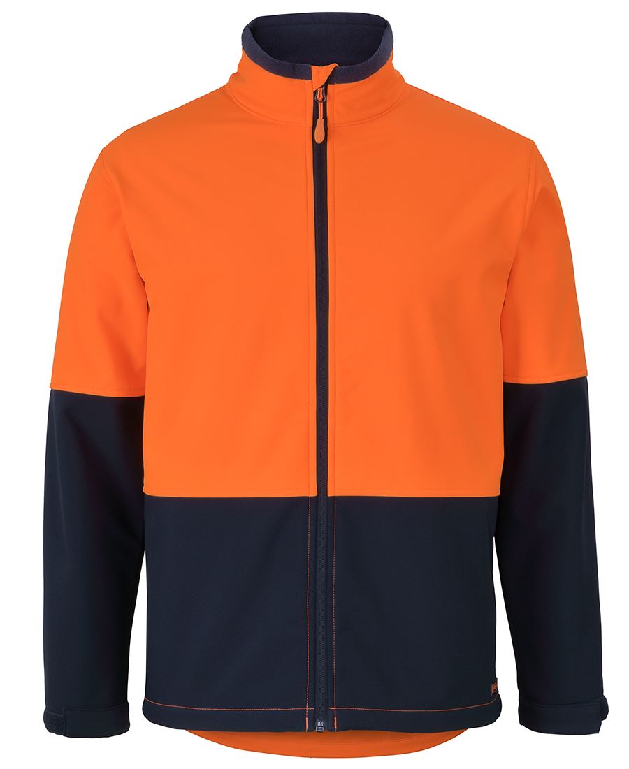 JB's Hv Three Layer Softshell Jacket Lime/Navy