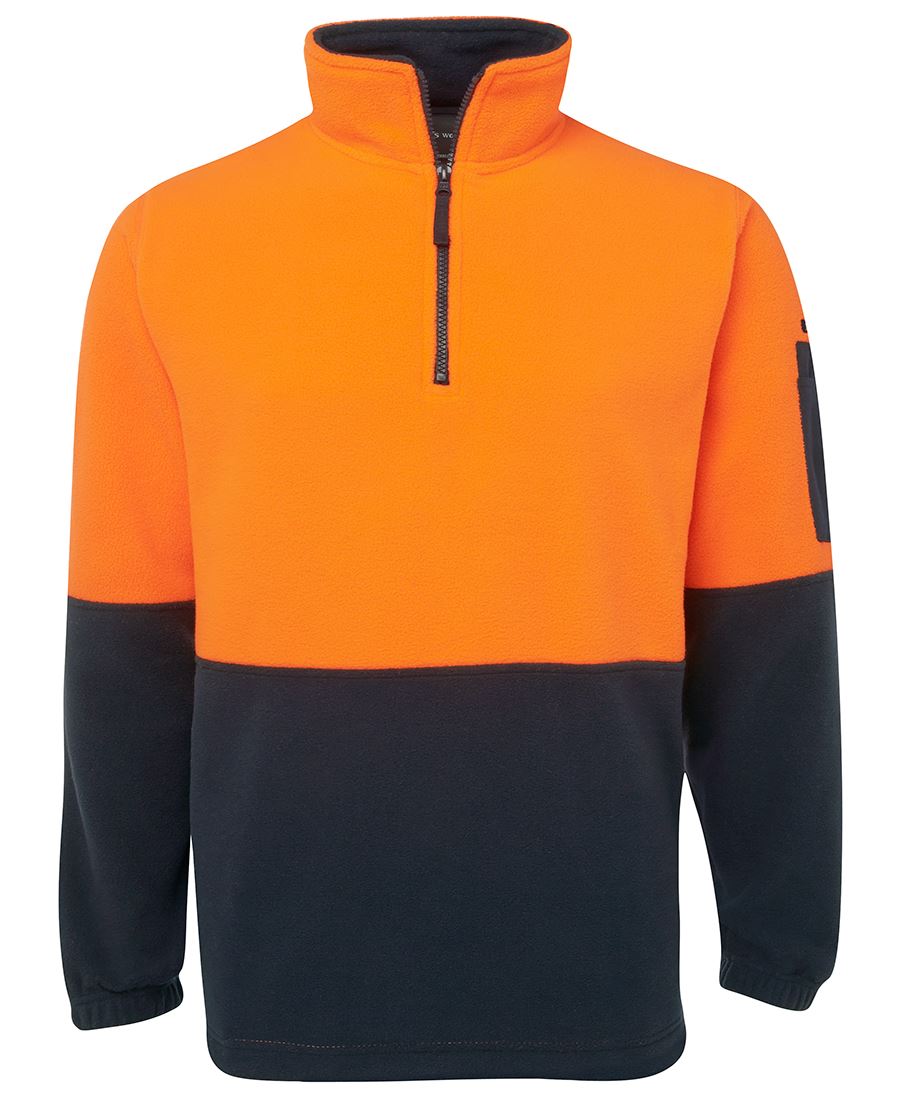 JB's Hv 1/2 Zip Polar Lime/Black -2Xs