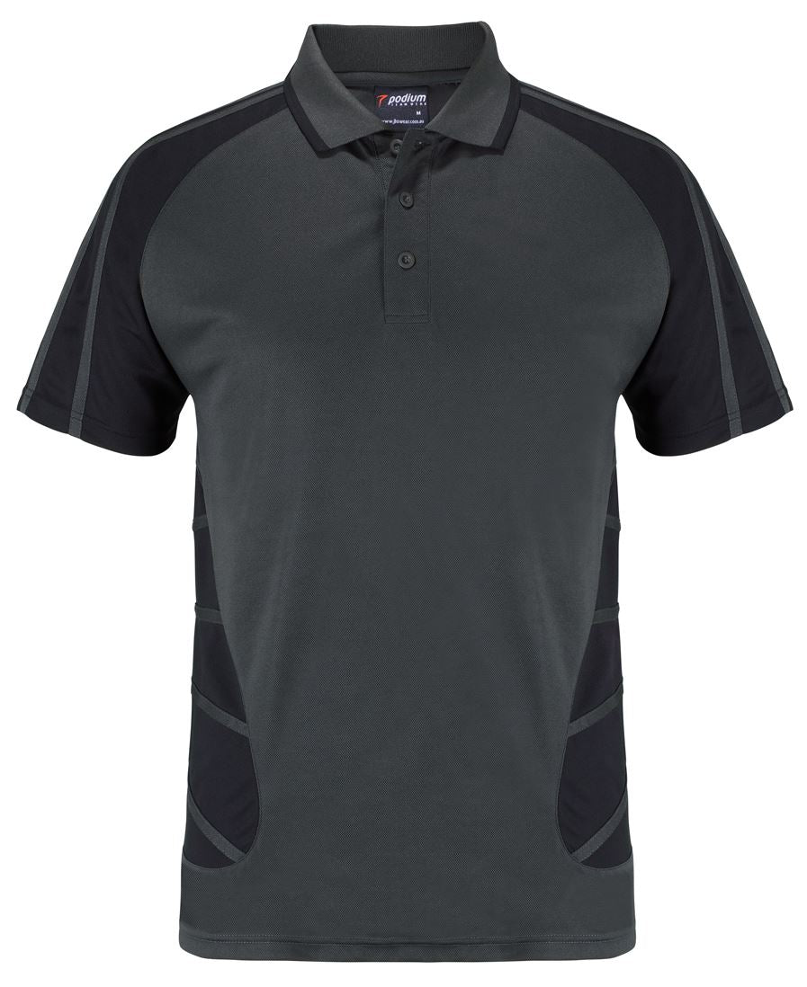 Podium Arachnid Polo Black/Gunmetal