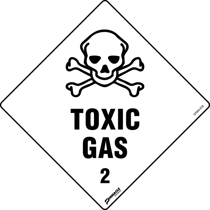 Max Global Products S7004 Toxic Gas 2 Sign