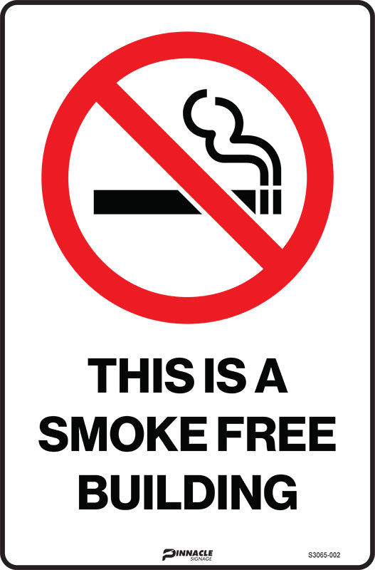 Max Global Products S3065 This Is A Smoke Free Building Sign
