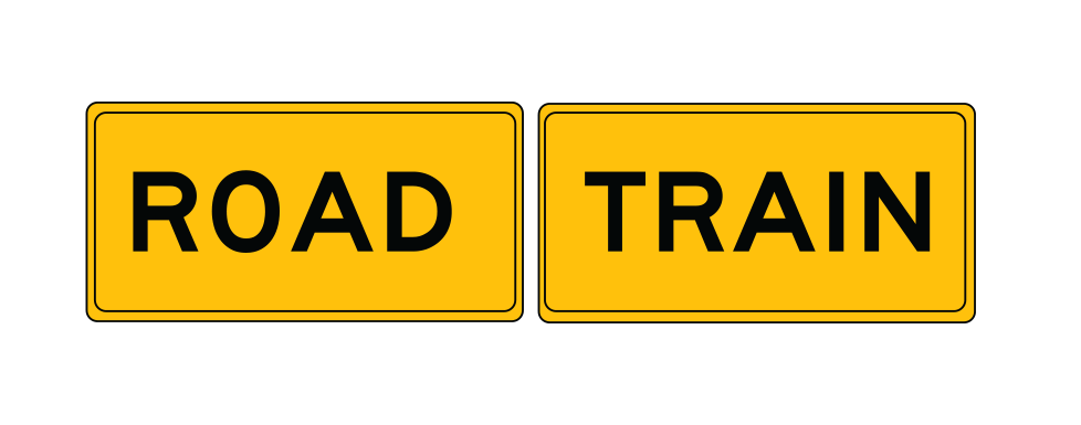 Max Global Products VS011 Road Train, , Two Piece Sign