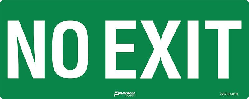 Max Global Products S8730 No Exit, Luminous Sign