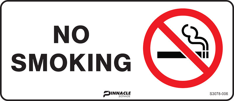 Max Global Products S3078 No Smoking Sign
