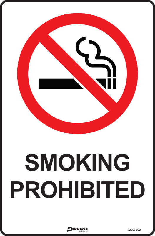 Max Global Products S3063 Smoking Prohibited Sign