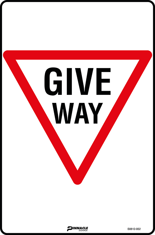 Max Global Products S8812 Give Way Sign