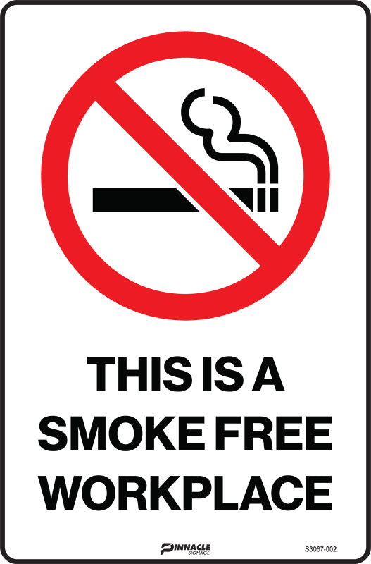 Max Global Products S3067 This Is A Smoke Free Workplace Sign