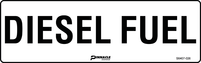 Max Global Products S6407 Diesel Fuel Sign