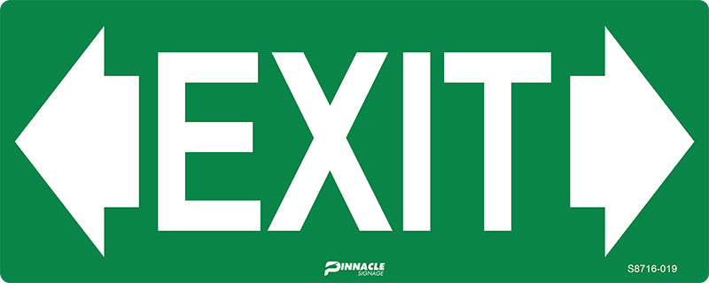 Max Global Products S8716 Exit, Left & Right, Luminous Sign