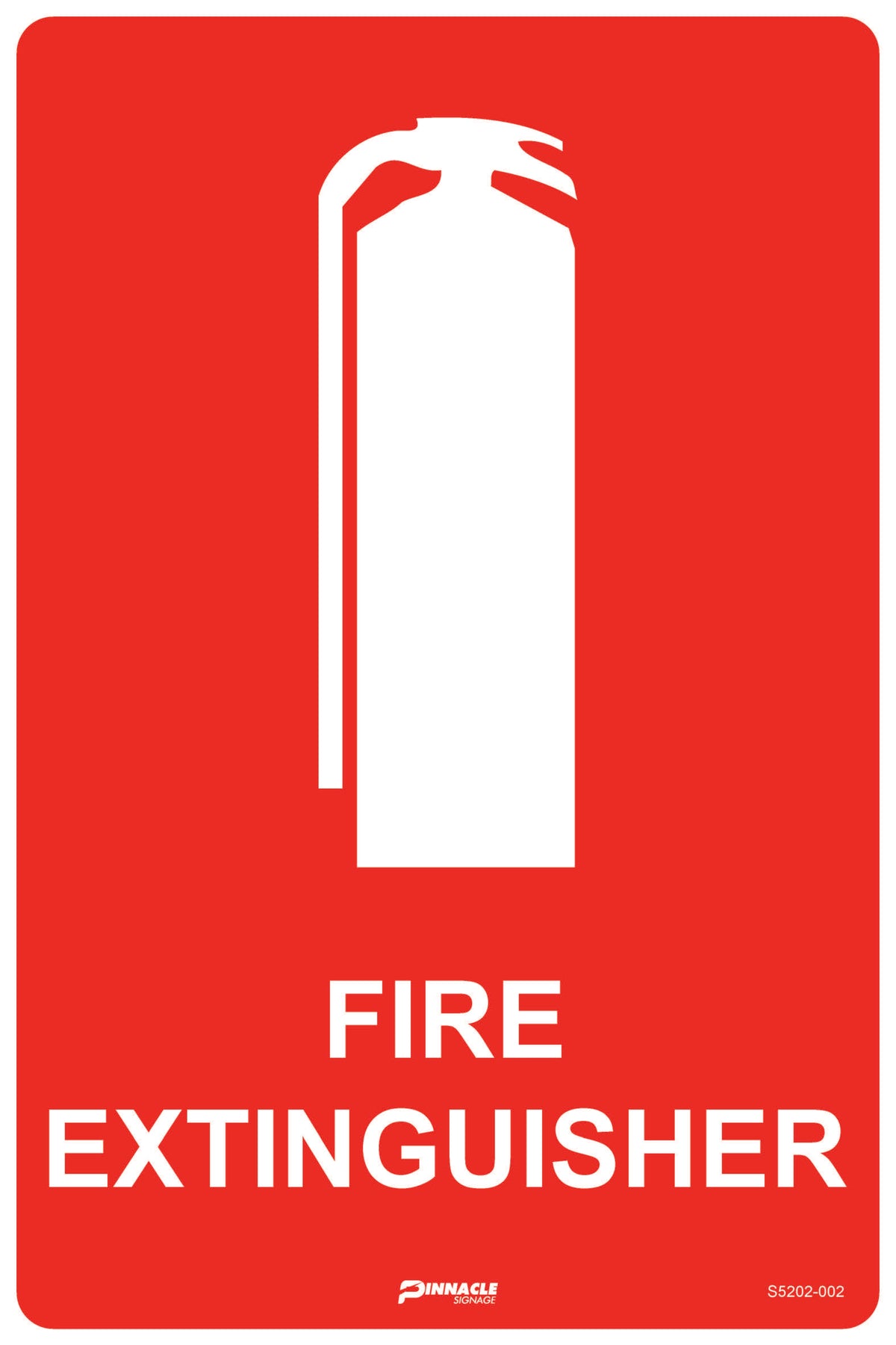 Max Global Products S5203 Fire Extinguisher (With Picto) Sign