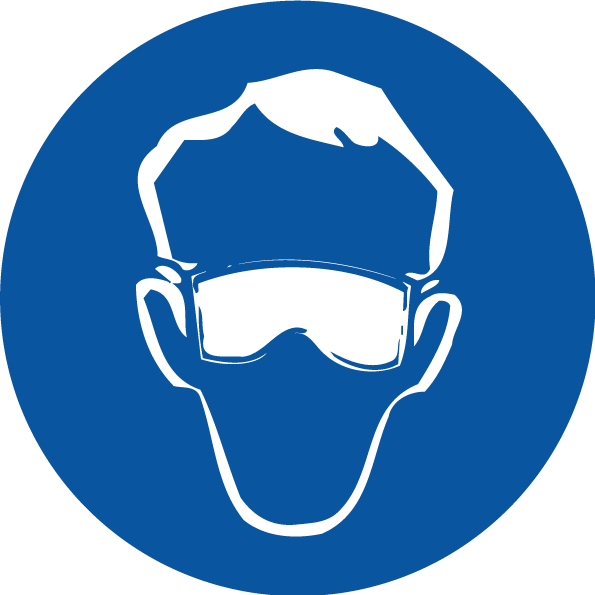 Max Global Products S1068 Goggles Pictogram, Disc Sign