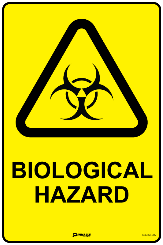Max Global Products S4033 Biological Hazard Sign
