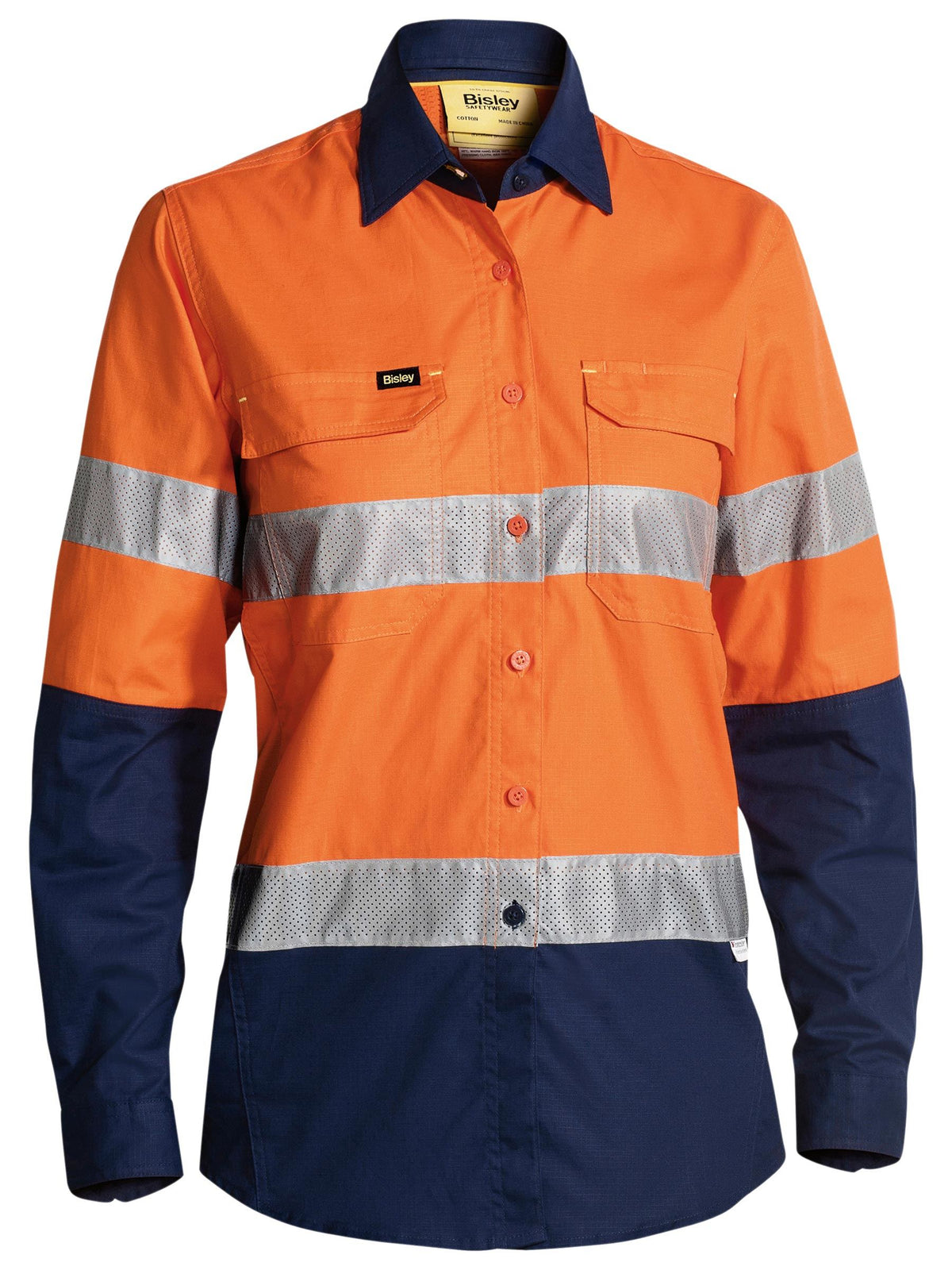 BL6415T Women's X Airflow™ Taped Hi Vis Ripstop Shirt