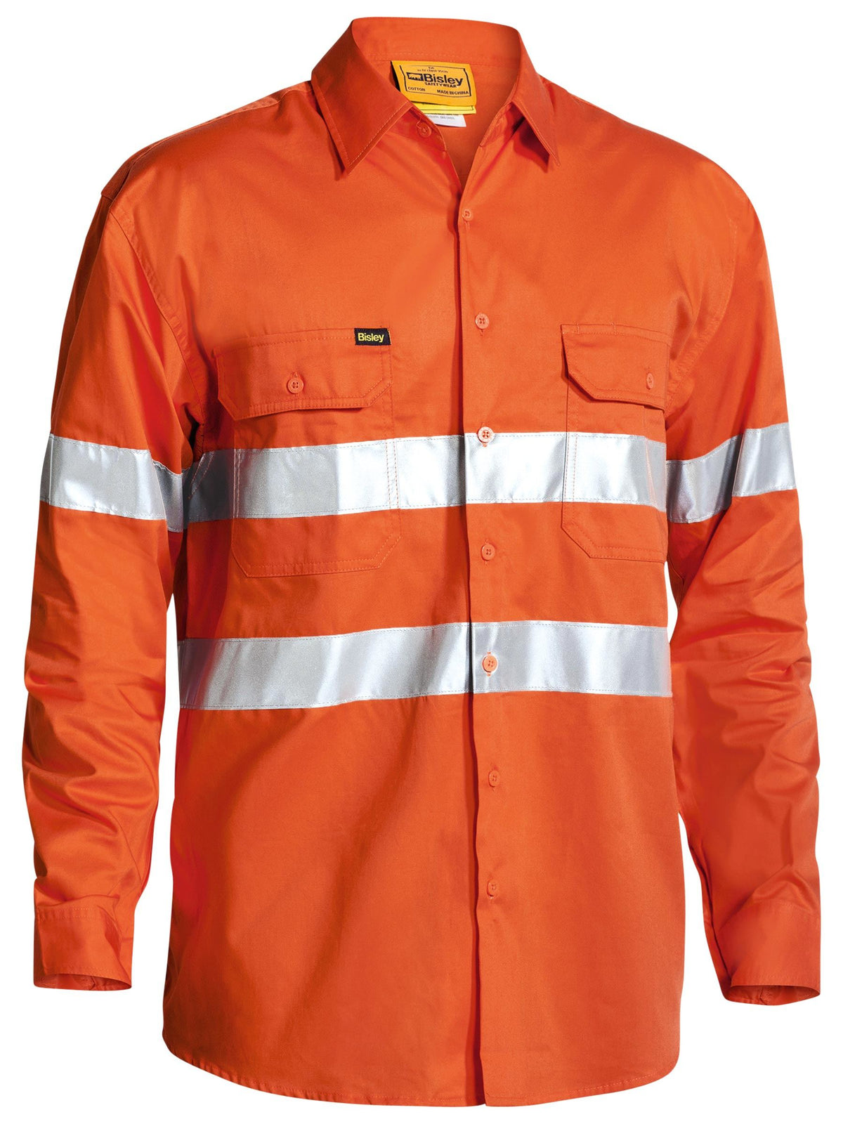 BS6897 Taped Hi Vis Cool Lightweight Drill Shirt