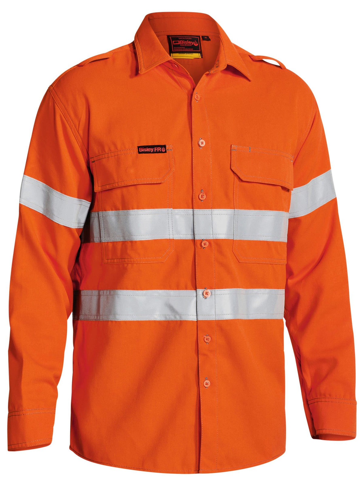 BS8081T TenCate Tecasafe® Plus 700 Taped Hi Vis FR Vented Shirt