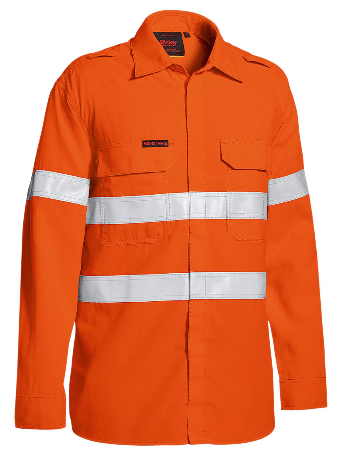 BS8238T TenCate Tecasafe® Plus 480 Taped Hi Vis Lightweight FR Vented Shirt