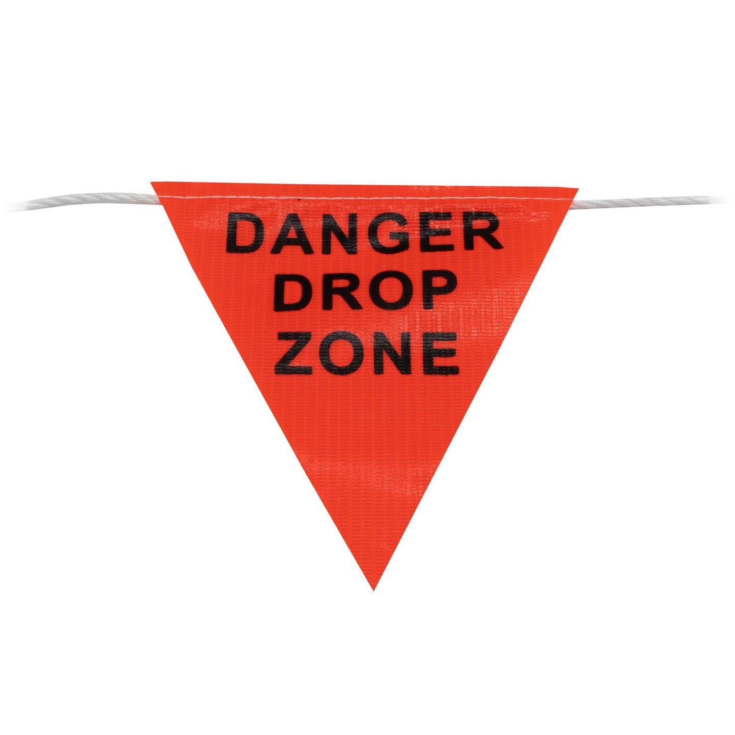 Pro Choice Safety Gear 30M 'DANGER DROP ZONE' Bunting Orange