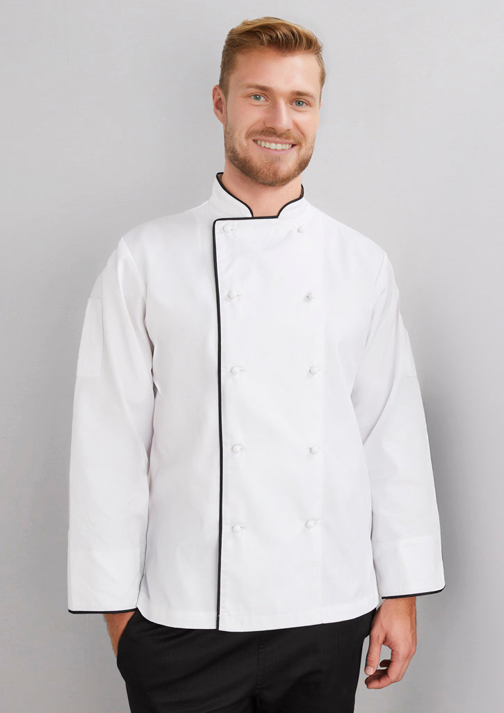 BizCollection CH230ML Mens Al Dente Long Sleeve Chef Jacket