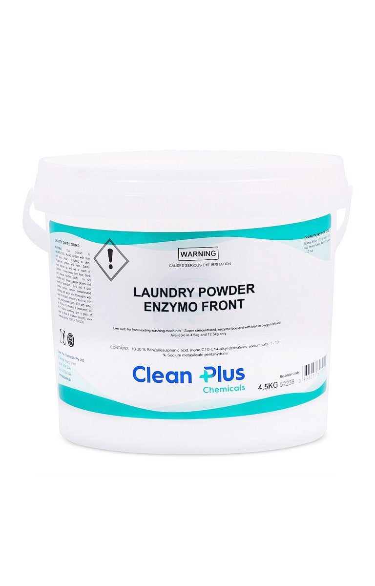 CLEAN PLUS DETERGENTS CP52239 Laundry Enzymo Front & Top Powder 12.5kg