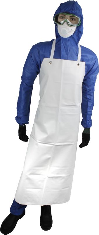 Maxisafe CPA630 White PVC Reuseable Apron