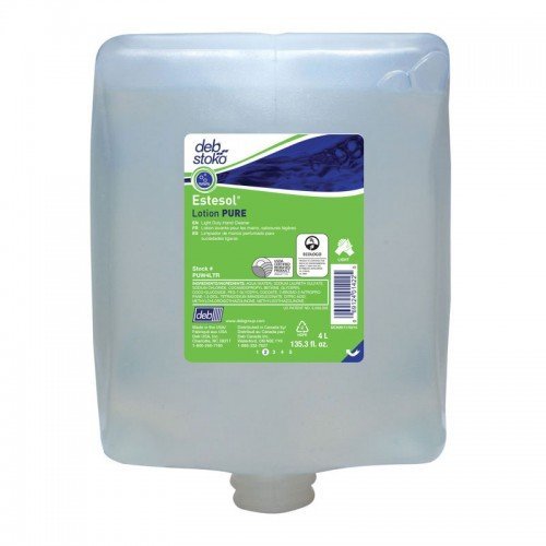 SC JOHNSON DEB D-PUW4LT Deb 4000 Estesol Pure Wash Cartridge 4L Carton of 4