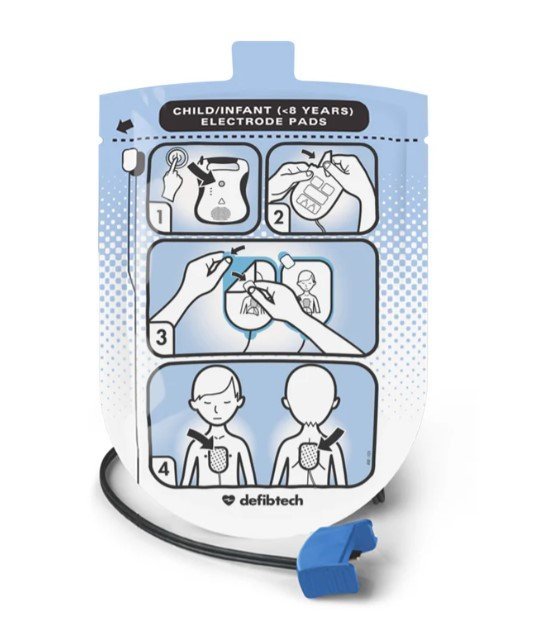 Max Global Products DT-DP200P Defibtech Lifeline Paediatric Defibrillation Pads
