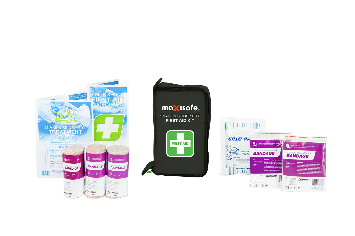Maxisafe FSK806 Snake & Spider Bite First Aid Kit