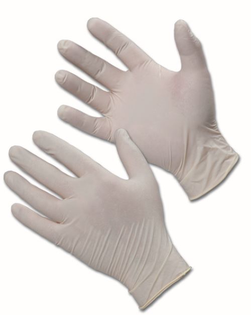 Maxisafe GLP200 Latex Disposable Gloves Powdered