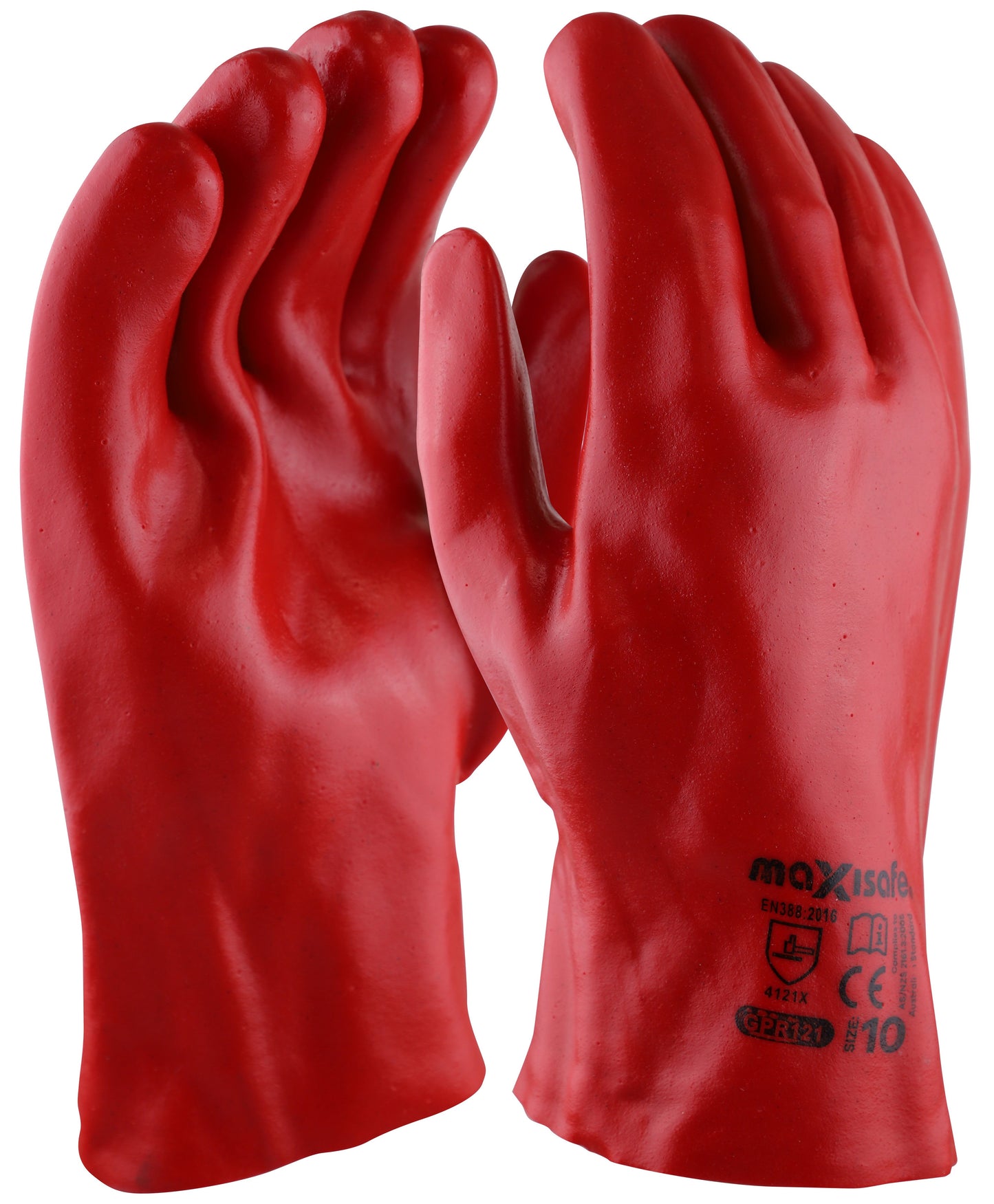 Maxisafe GPR121 Red PVC Gauntlet - 27cm