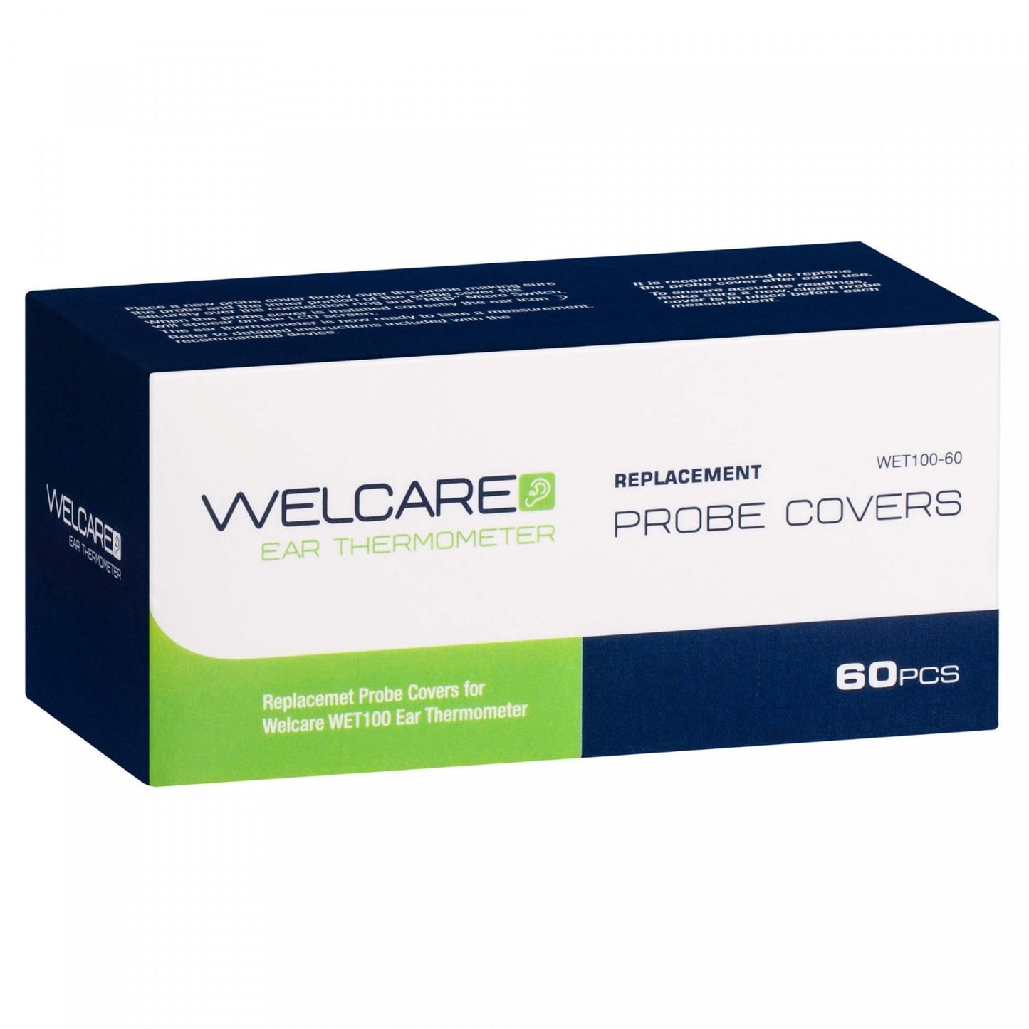 Max Global Products JADWET100-60 Thermometer: Welcare Ear Probe Cover 60 ( for Use with WET100 )