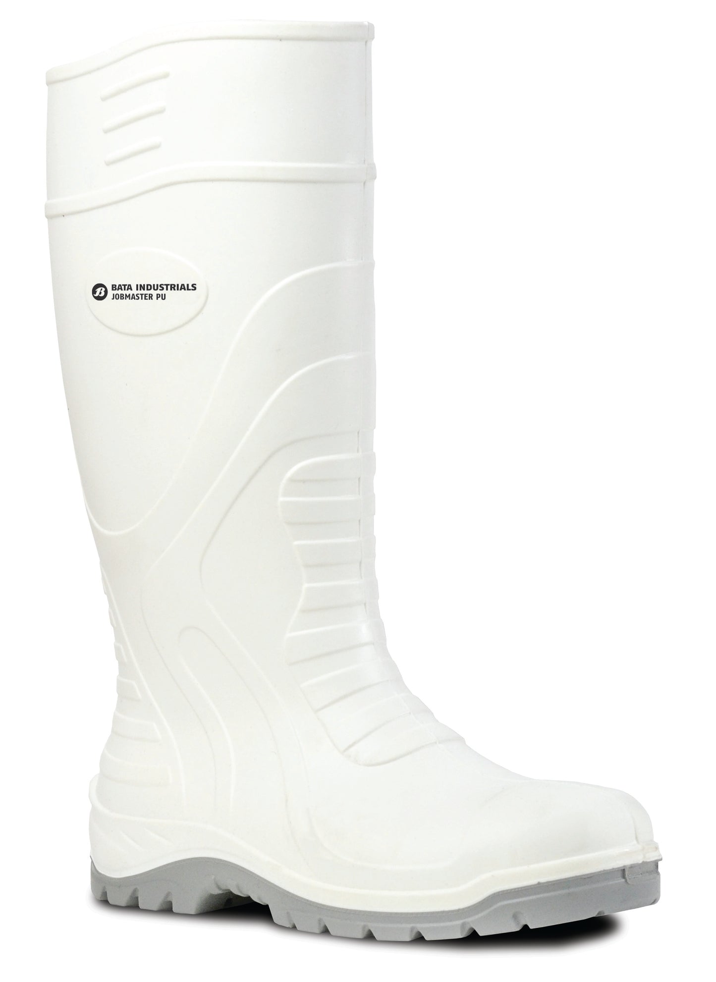 JOBMASTER PU- WHITE/GREY 400 PU SAFETY GUMBOOT