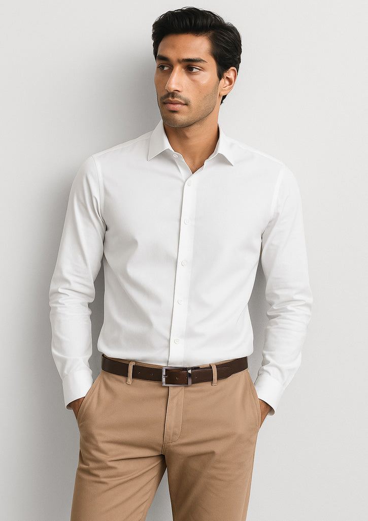 BizCorporate RS969ML Mens Charlie Slim Fit Long Sleeve Shirt
