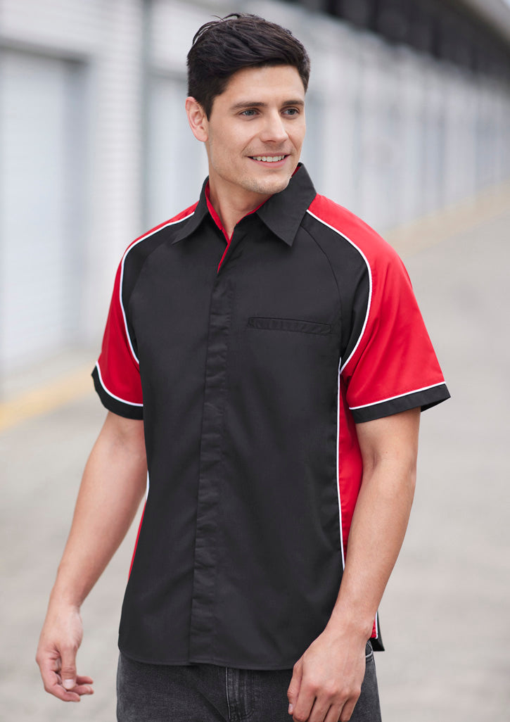 BizCollection S10112 Mens Nitro Short Sleeve Shirt