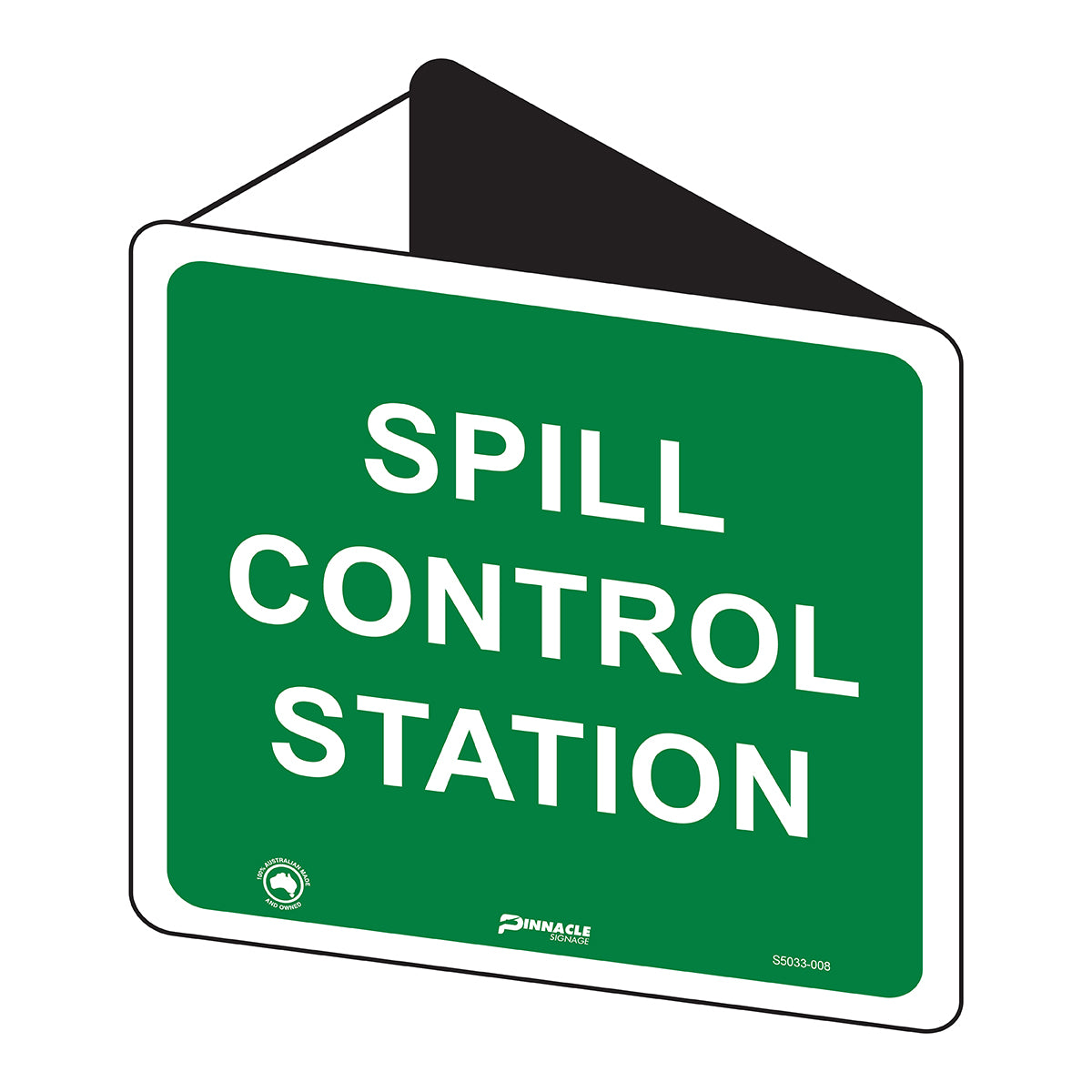 Max Global Products S5033 Spill Control Station, Off Wall Sign