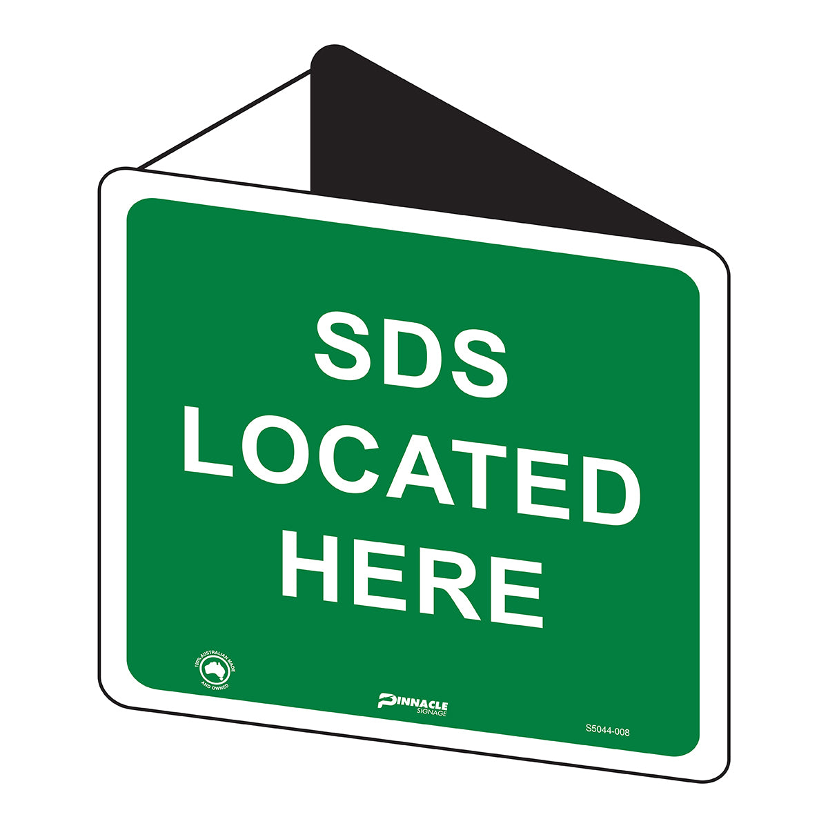 Max Global Products S5044 SDS Located Here, Off Wall Sign