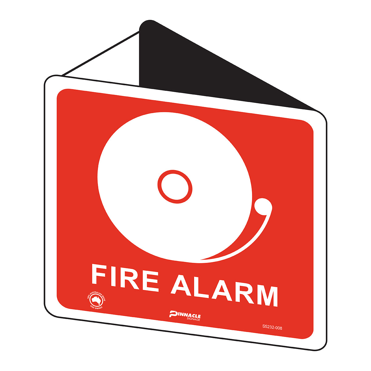 Max Global Products S5232 Fire Alarm (With Picto), Off Wall Sign
