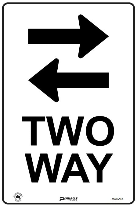 Max Global Products S8844 Two Way (Left & Right Arrows) Sign