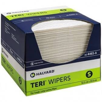 HALYARD HA4465 Teri Wipers 32.5cm x 32cm Pack of 75