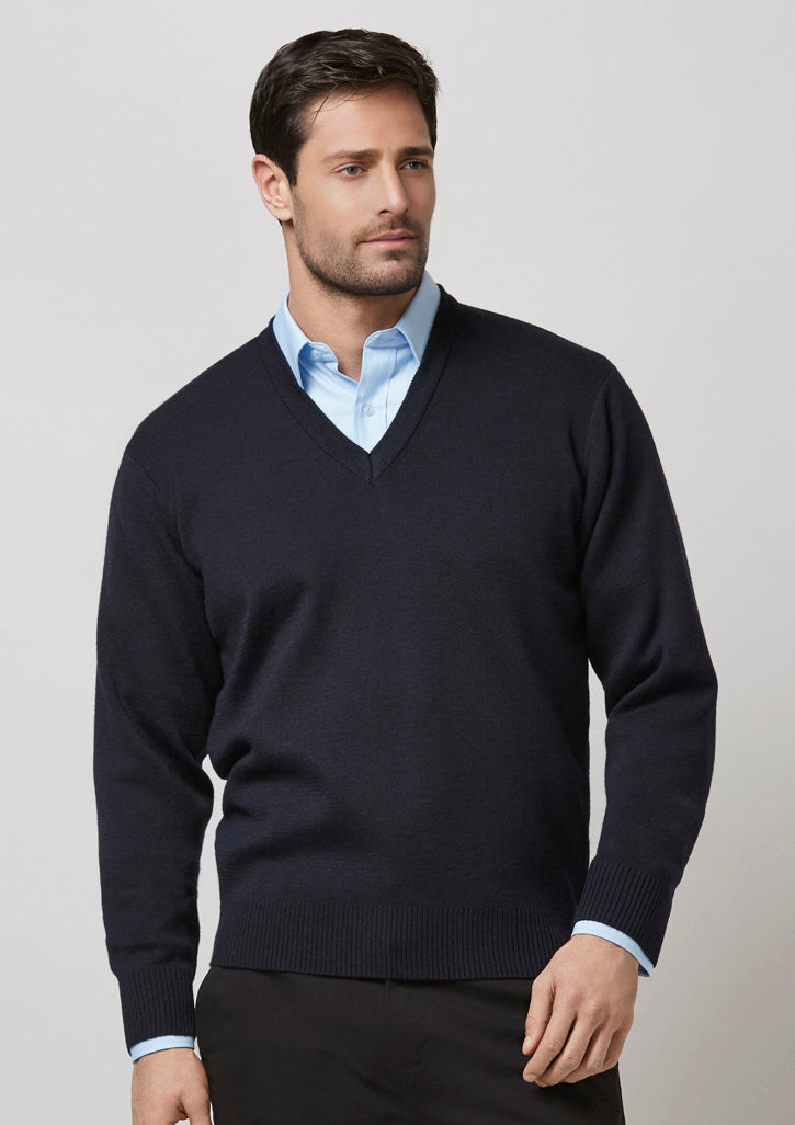 BizCollection WP6008 Mens Woolmix Knit Pullover