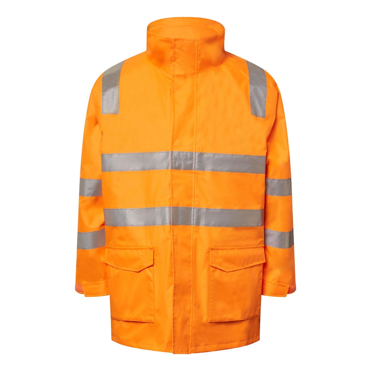 Workcraft WW9027 VIC Rail Hi Vis Reflective Jacket in Safety Orange
