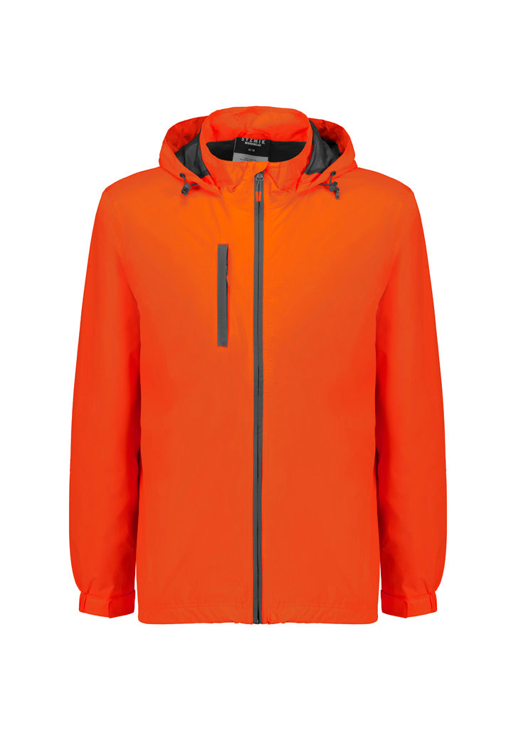 Syzmik Unisex Super Light Packable Rain Jacket - Orange