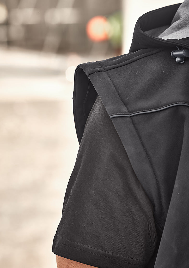 Unisex Streetworx 2 In 1 Stretch Softshell Jacket - Black
